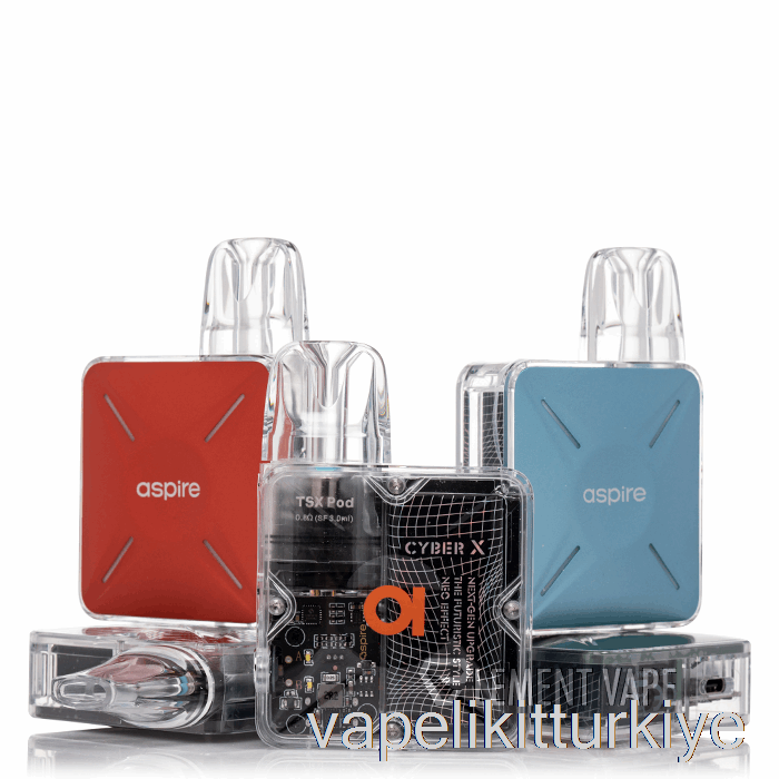 Vape Likit Aspire Cyber X Pod Sistemi Frost Blue